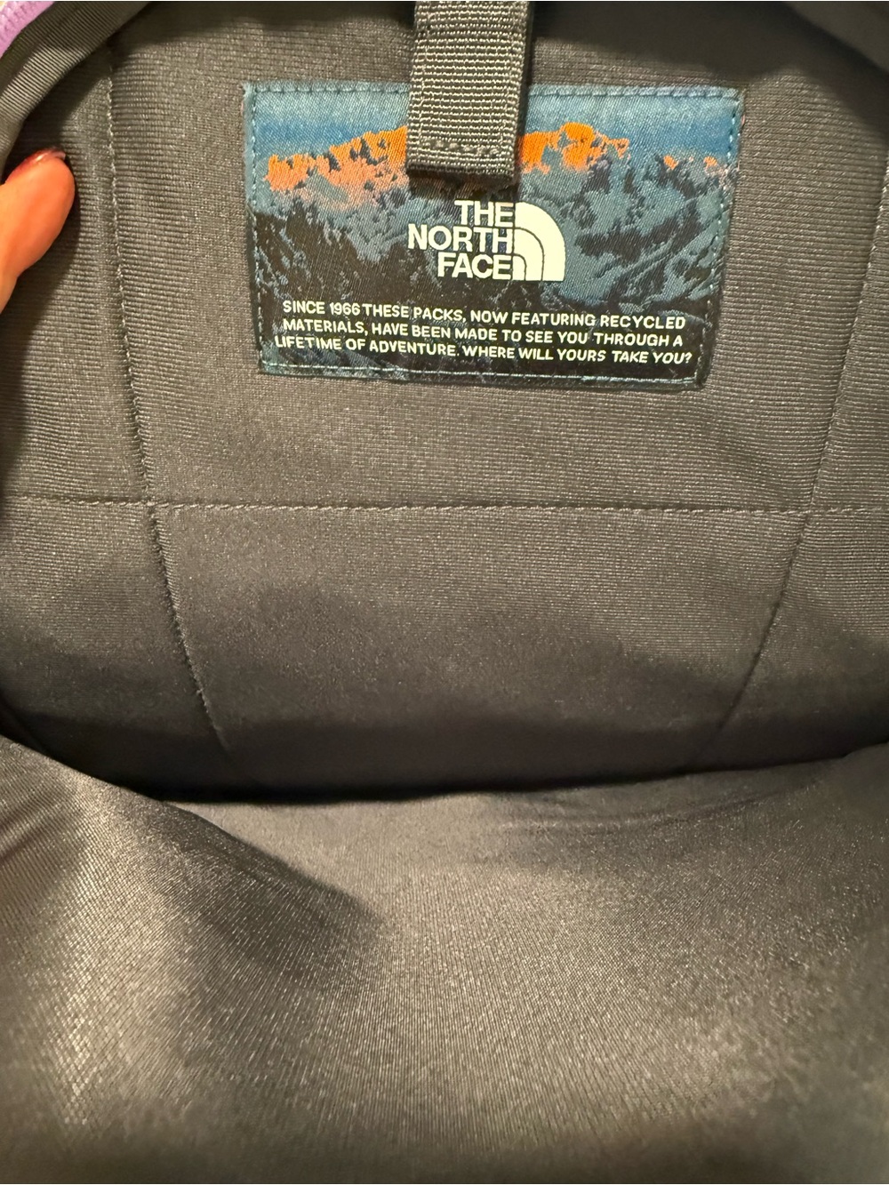 The north face light purple borealis backpack - Picture 5 of 6